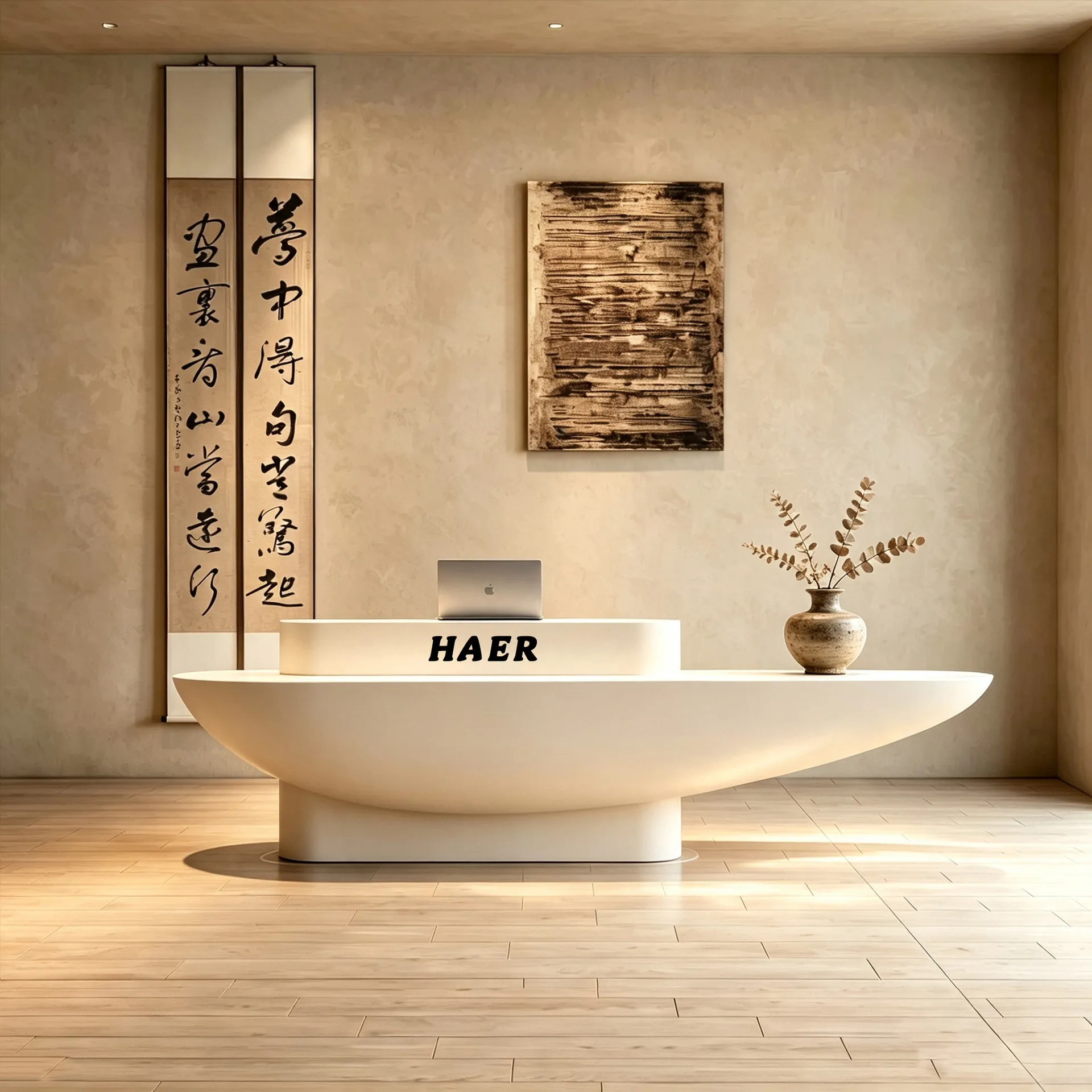 Light luxury beauty salon checkout page Clothing store Yoga studio Dance studio Bar company front desk Medical beauty hotel