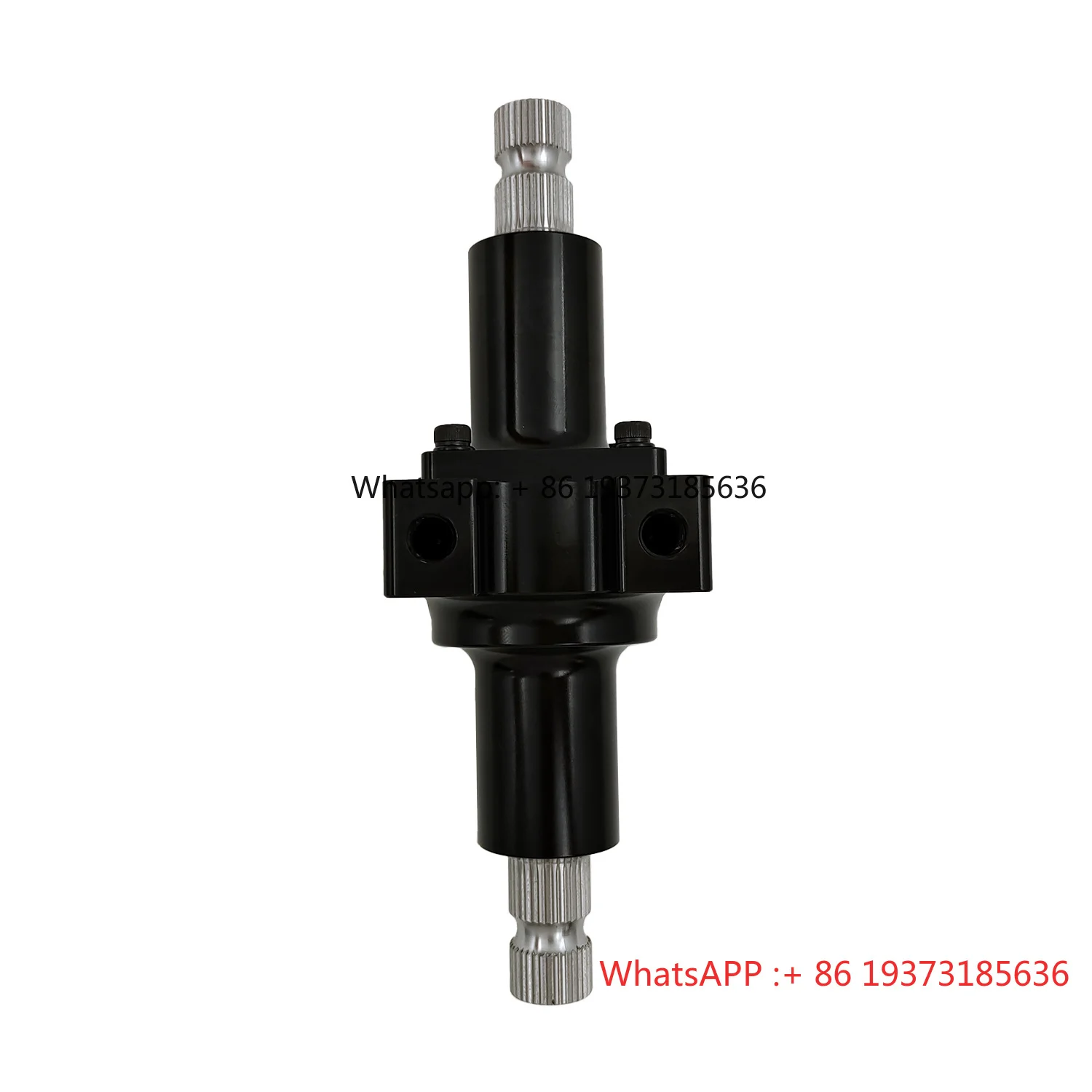 For Aluminum Steering Quickener Small Body 2:1 Black 3/4 Inch 36 Splines High Performance