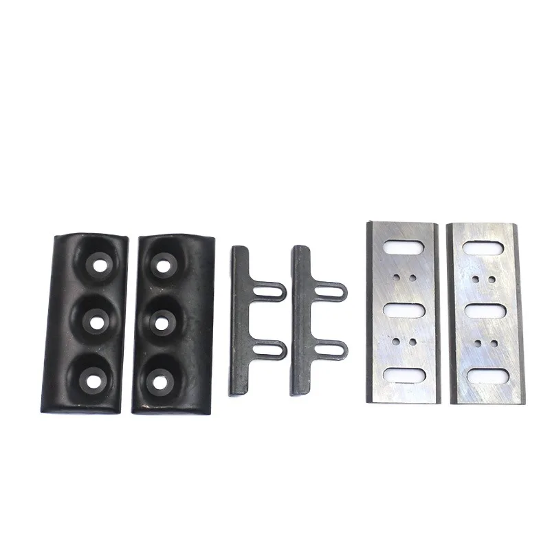 Juego de Cuchillas para Cepilladora Eléctrica de 90 mm + Cubierta para Cepilladora + Abrazadera + Tornillos para Cepilladora de Madera Portátil South 90 NF90, Piezas de Repuesto