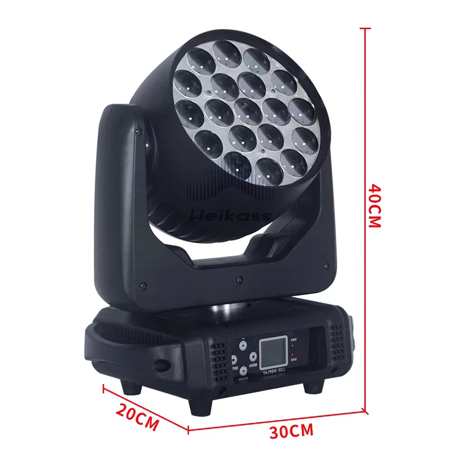 0 Tax 6Pcs  Flycases For LED 19x15W Moving Head DJ Stage Light Equipment Concert Productions Professional Wedding