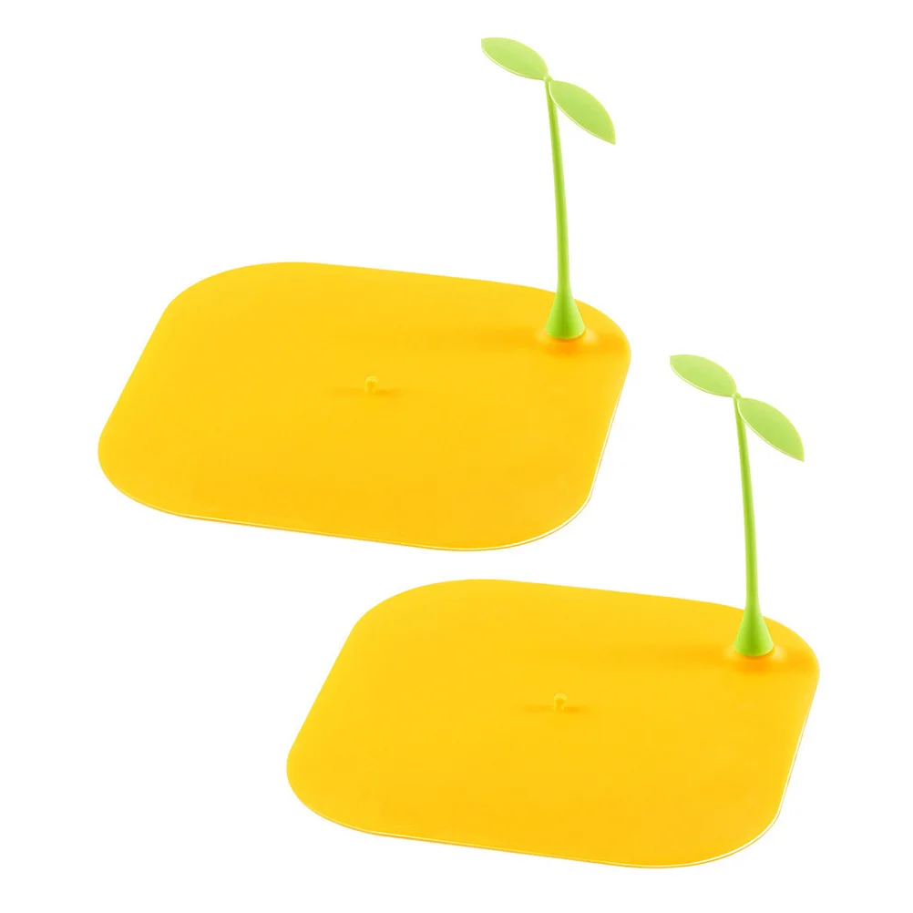 

2Pcs Silicone Floor Drain Stopper Universal Seal Cover Bathroom Kitchen Sink Stopper Anti-Odor Water Seal Cover