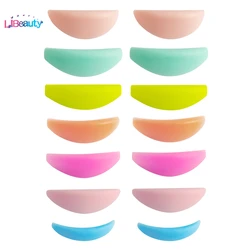 Libeauty 7 Pairs Silicone Eyelash Perm Rod Lash Lift Shield Eyelash Curler Accessories Lifting Eeyelash Curling Iron Makeup Toos