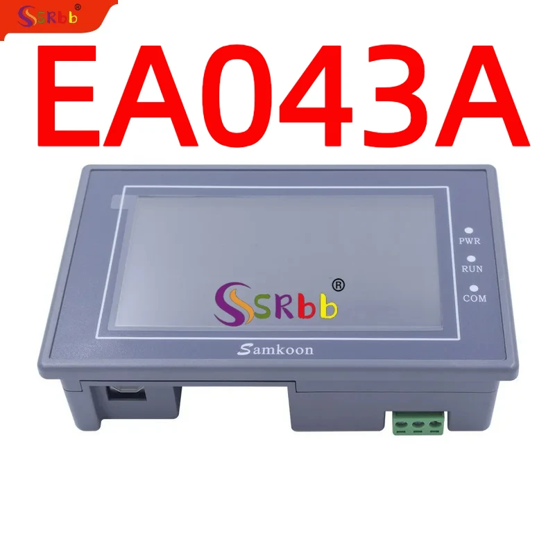 EA043A-pantalla táctil Samkoon PLC de 4,3 pulgadas, EA-043A, Samkoon HMI, 480x272, interfaz de máquina humana