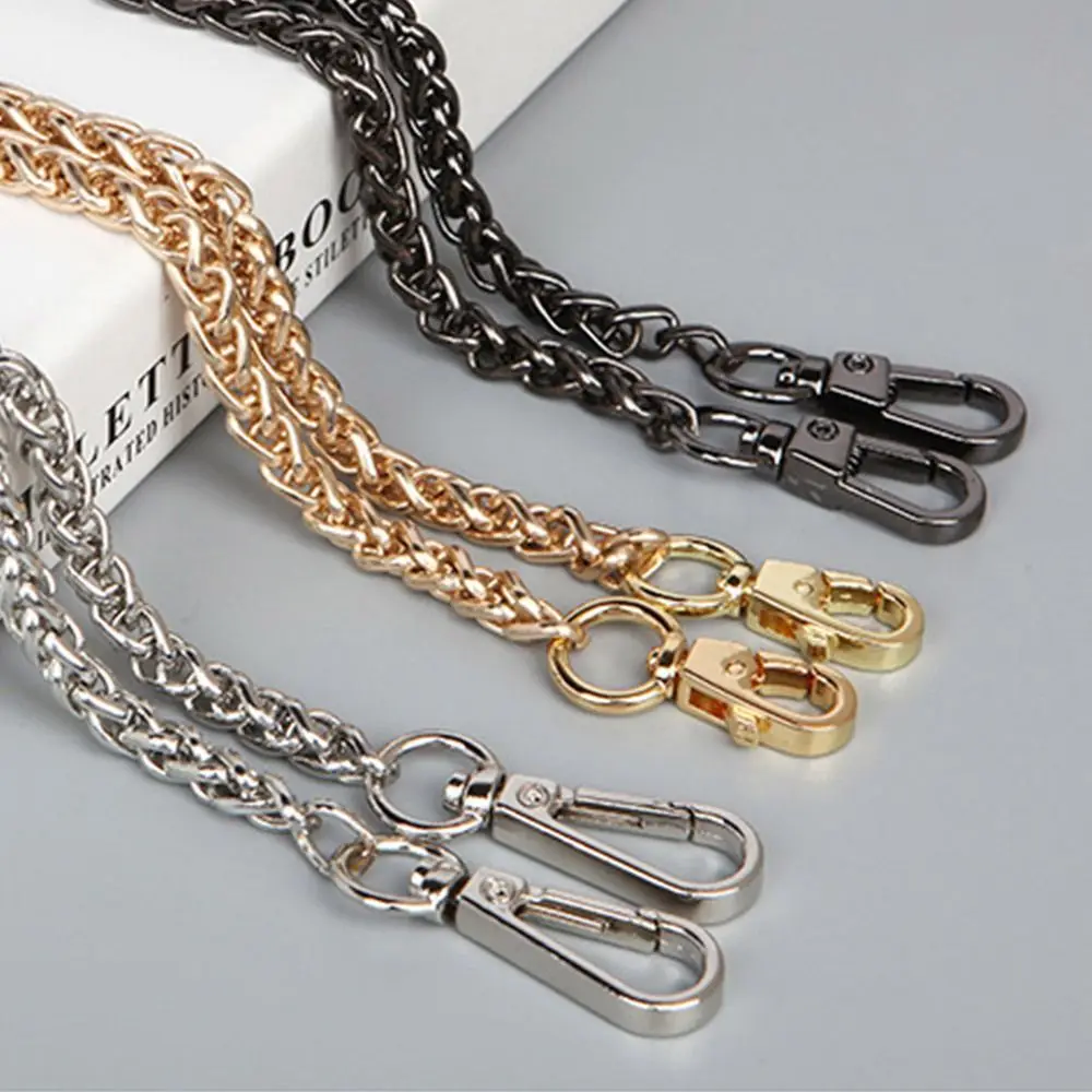 

60cm 120cm Bag Chains Durable Replacement Metal Alloy Handbag Handle Chain Shoulder Bag Straps