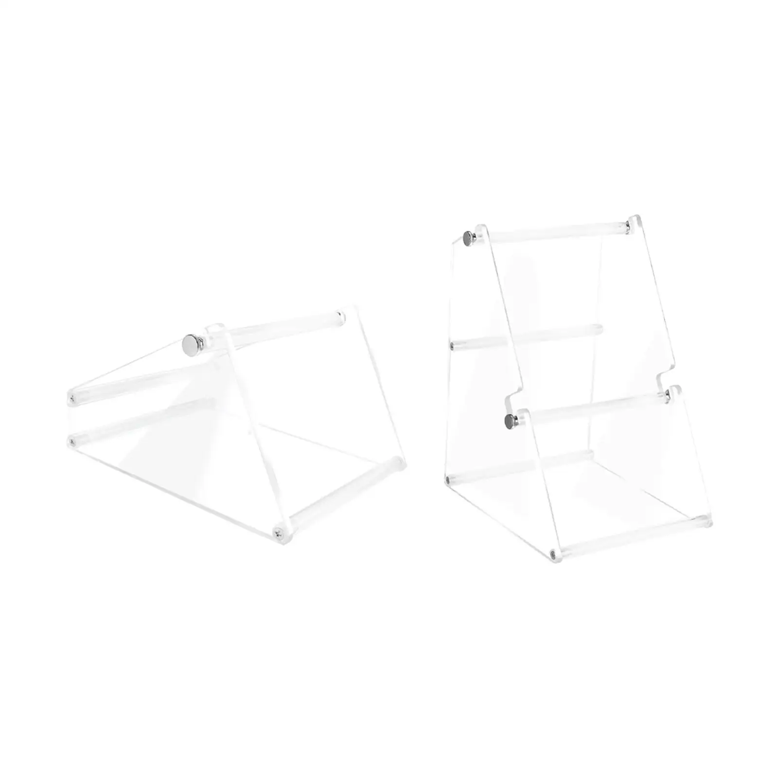 Shipping Label Roll Holder for Thermal Printer Acrylic Sticker Dispenser Desktop Paper Support for Office Warehouse Home