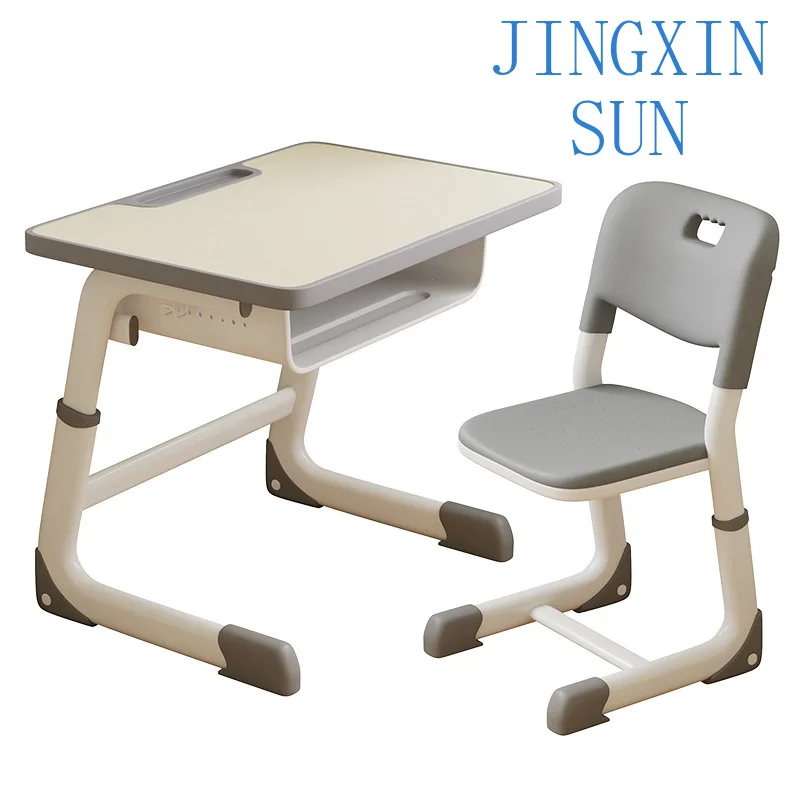 Free installation of C-shaped training class desks and chairs children's study tables school classrooms single primary and