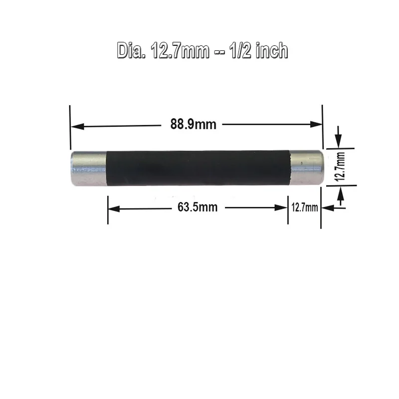 1 Stuk Dia. 1/2 " - 2" Kleine Rubberen Rol Met As Kinfe Slijpcontactwiel
