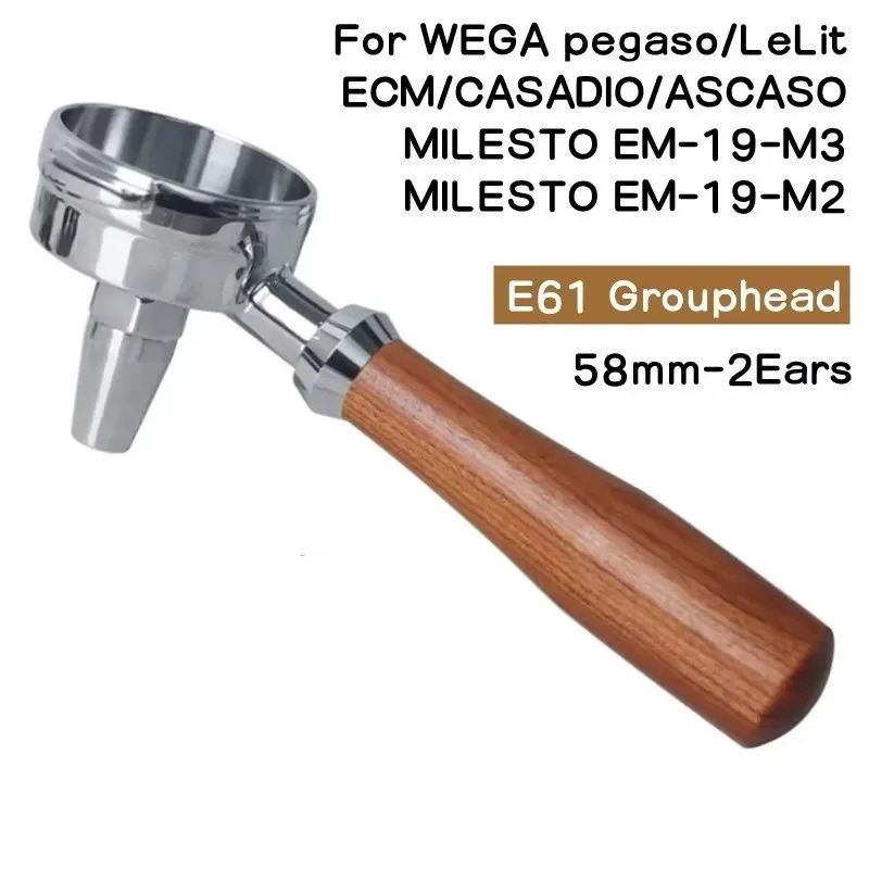 

Teapresso Portafilter Tea Holder, Single Spout Filter, WEGA Pegaso, CASADIO, ASCASO, ECM, LeLit, MILESTO EM-19-M3, EM-19-M2, E61