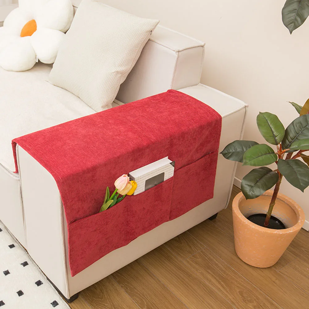 

Couch Accessories Firm Polyester Covers Living Room Decoration Soft Plush Texture Stain Resistant Stylish Design
