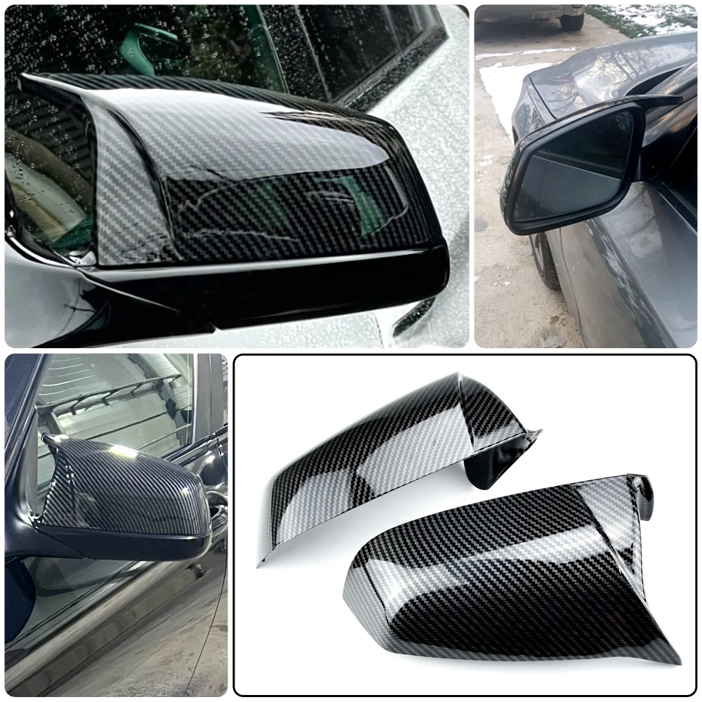 

High Quality E63 E64 Mirror Cover M Style Car Side Rearview Mirror Cover Cap Trim For BMW E60 E61 2010-15 Rear View Mirror Caps