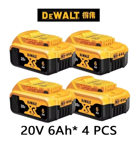 

100% Original 20V6.0Ah 5Ah MAX Battery Power Tool Replacement For DeWalt DCB181 DCB182 DCB200 DCB184 20V 6Ah 18Volt 20v Battery.