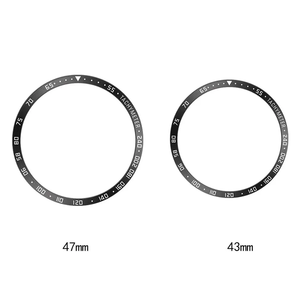 Metal Bezel Ring For Samsung Galaxy watch 6 Classic 43mm 47mm Time scale watch ring Scale Steel Frame Case Bumper Accessories