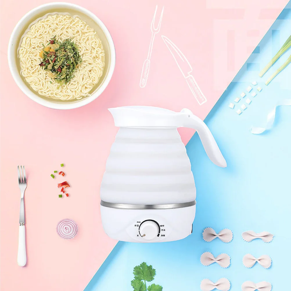 

700ml Silicone Folding Electric Kettle 850W Quick Boil Home Outdoor Camping Hiking 100-240V Us Plug Electric Kettle
