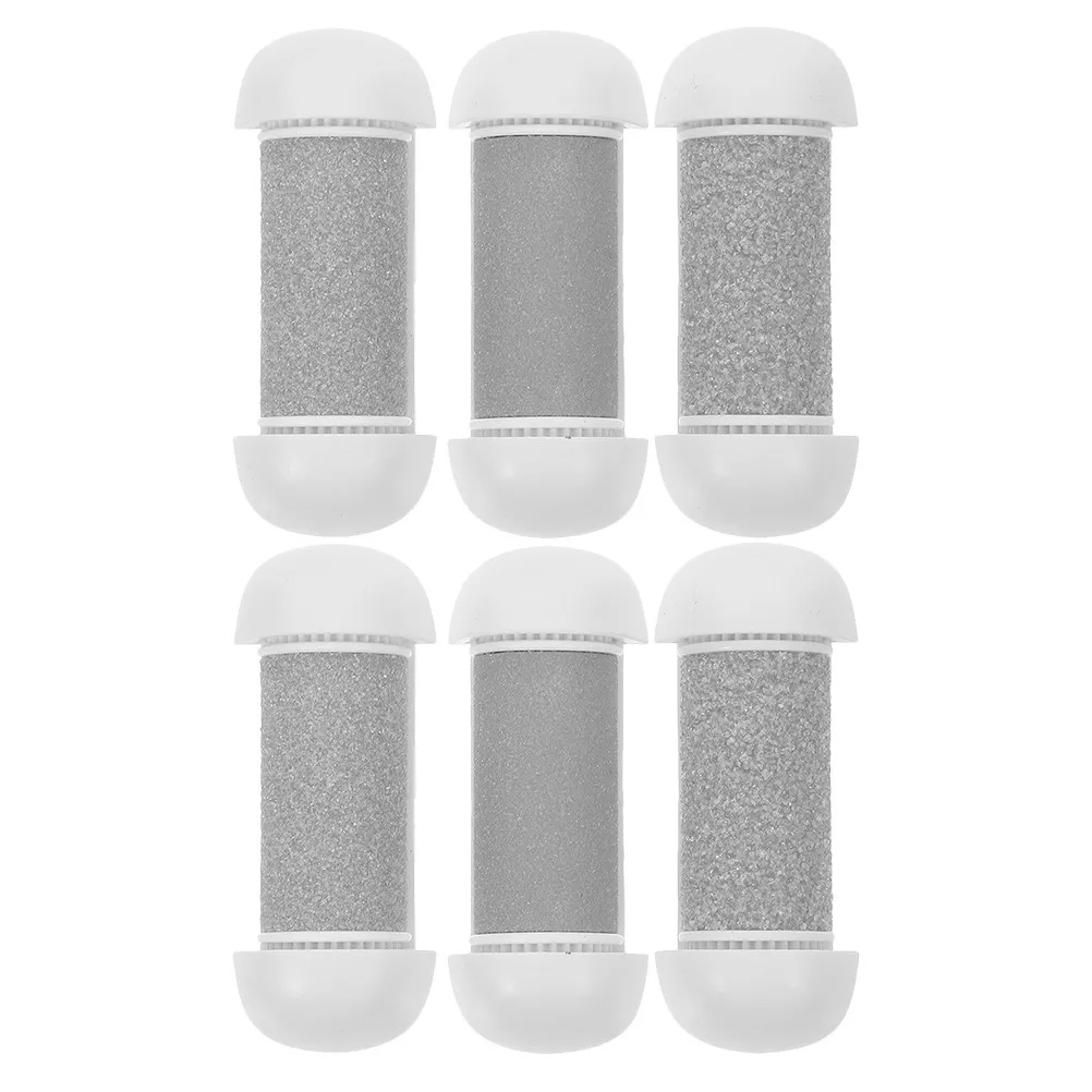 

6Pcs Coarse Refill Roller Heads for Electric Feet File - Replacement Grind Heads Foot Sander Tool for Smooth Soft Skin Pedicure