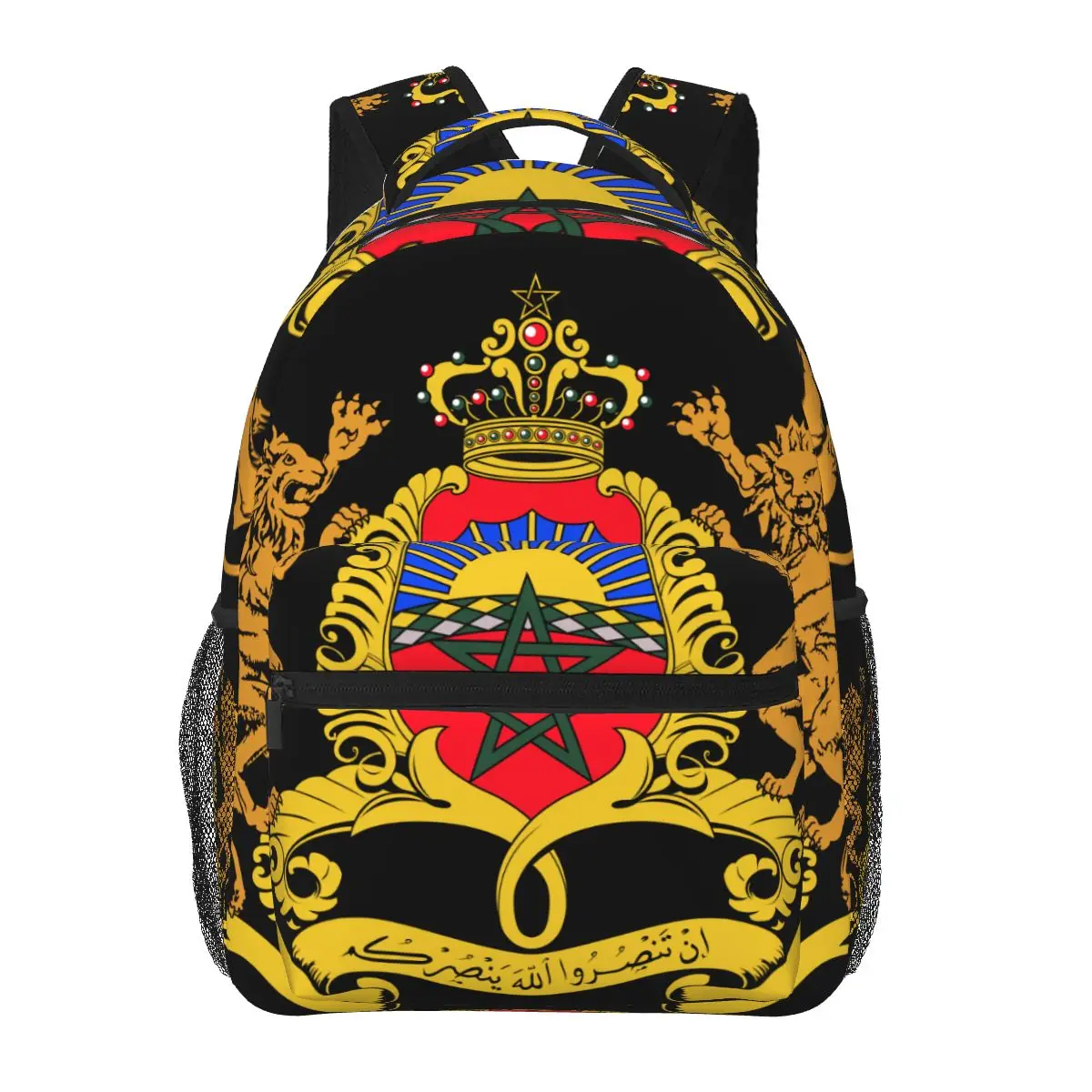 

Kingdom Of Morocco Casual Backpack Unisex Students Leisure Travel Computer Backpack