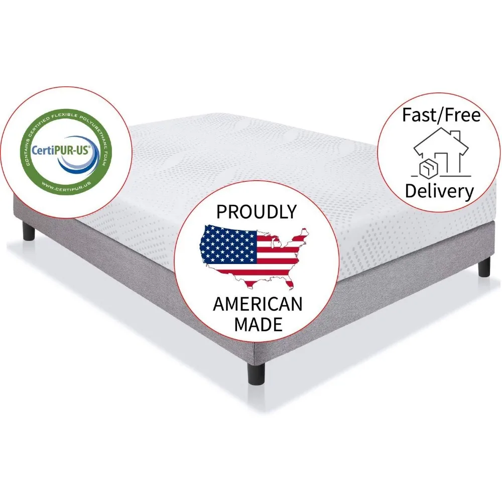 8" mit Graphit angereicherter Memory-Schaum-Schlaftkühler