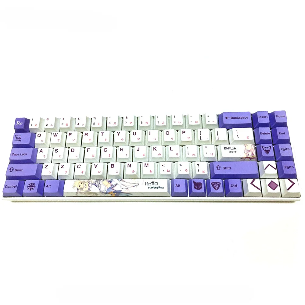 Caja de interruptores PCB Rgb más barata, plástico ABS dividido con estabilizadores DIY, 72 teclas, Teclado mecánico intercambiable en caliente