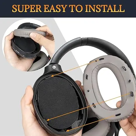Ohrpolster Kissen Kopfband Ersatz Kit für Sony WH-1000XM2/MDR-1000X Kopfhörer Kopfband Pad & Ohrpolster Reparatur Teil