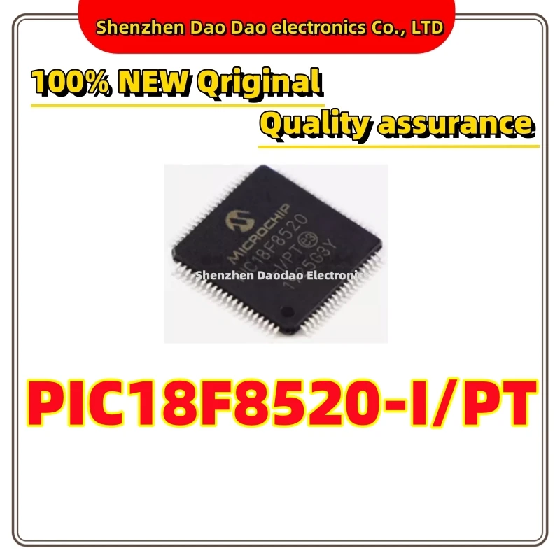 

PIC18F8520-I/PT PIC18F8520 TQFP-80 microcontroller MCU chip IC new original