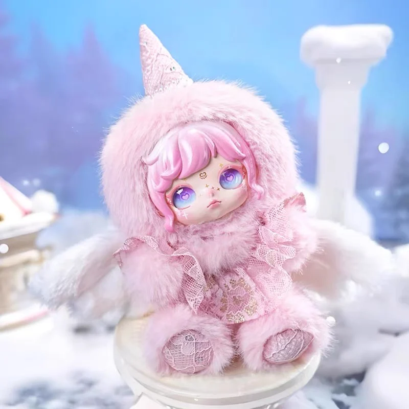 Aria Whisper of Snow Traces Serie Scatola cieca Kawaii Vinile Peluche Bambola Scatola misteriosa Simpatico anime Figura Borsa Ciondolo Giocattolo a sorpresa Regalo