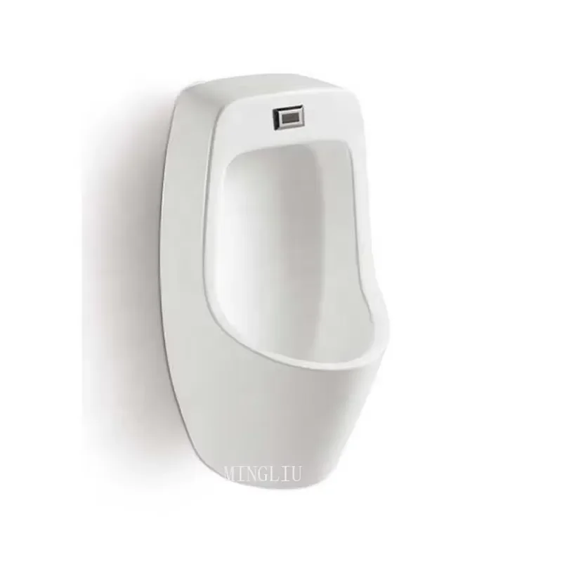 for  White Ceramic Wall Mounted Urinal with Automatic Sensor Flush Small Size  Bathroom Restroom Toilet
