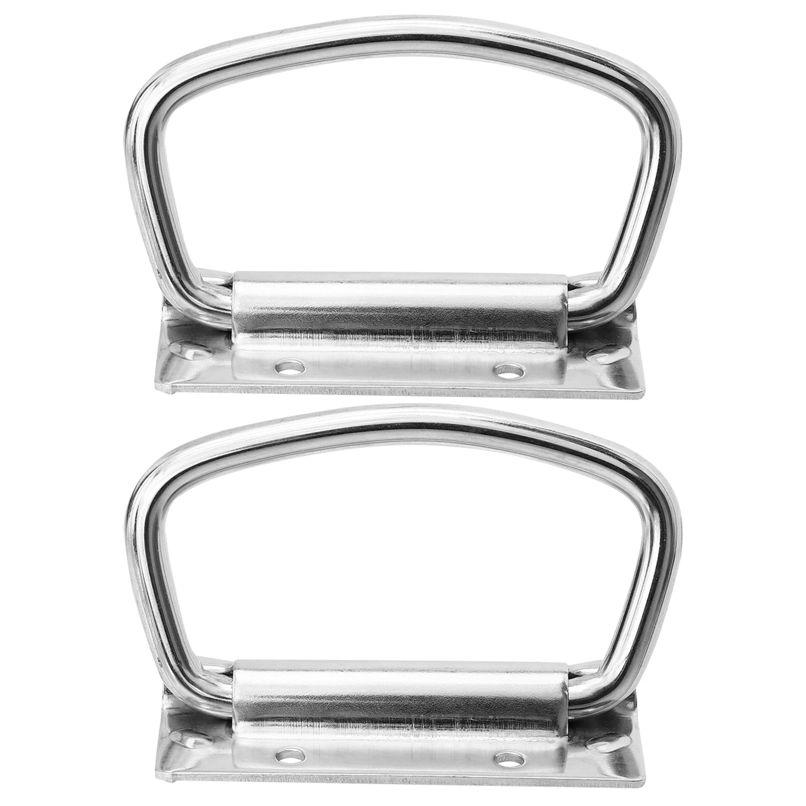 

2pcs Stainless Steel Handle Heavy Duty Luggage Toolbox Wooden Case Knobs Hardware For Cabinet Door Replacement