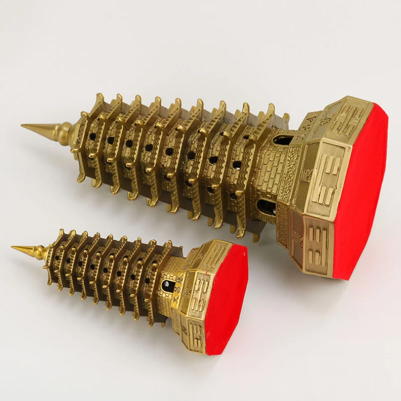 Copper , Eight-Trigram , Nine- and Thirteen-story Wenchang Tower, Decorative Figurines for Home