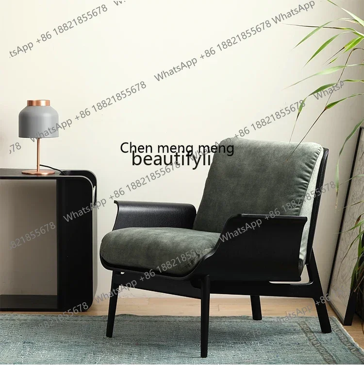 X 32 Italian Lounge Chair Balcony Modern Velvet Modern Single Sofa