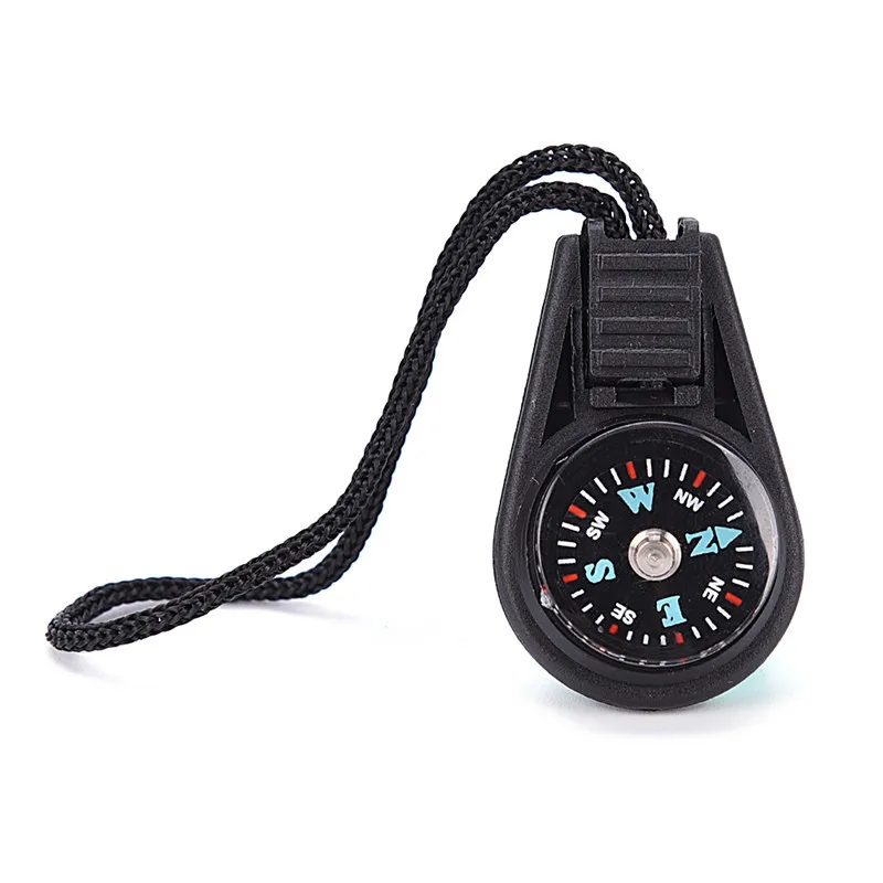 20mm Tecnologia Cord Compass Keychain Outdoor North Compass Cord Zipper Head Portable Compass Puller