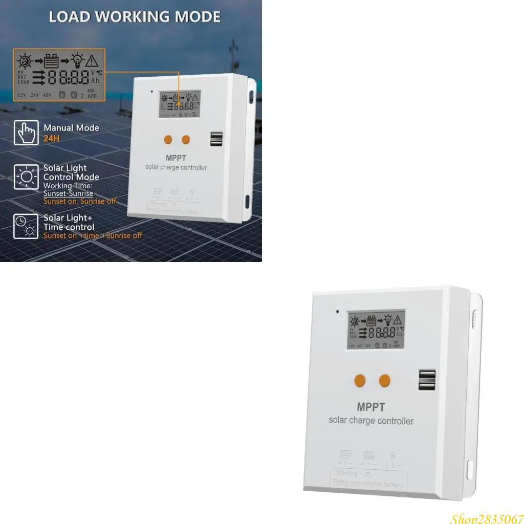 

Advanced MPPT Solar Regulator Auto Electric Detection Temperature Compensation 831F