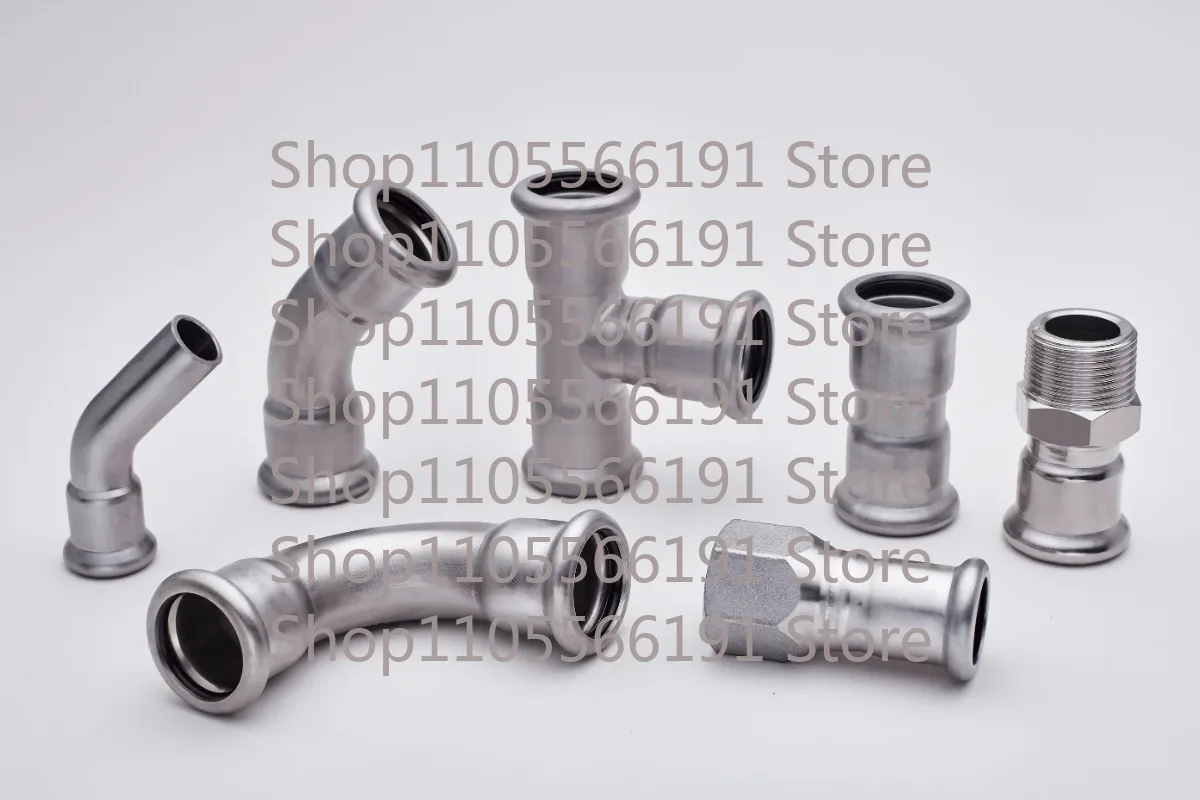 Pipe Clamping Press Fitting For 15-54mm Spec, Confirm Matching Spec With Service Staff