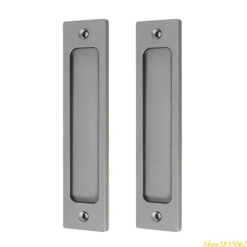 مقابض باب خزانة مربعة حديثة سبائك الزنك المتانة مقاومة للتآكل للمطبخ الحمام الأجهزة المنزلية 831F