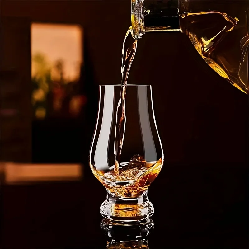 

Crystal Whiskey Tasting Glass Handcrafted Glass Nosing Cup Professional Whiskey Tumbler