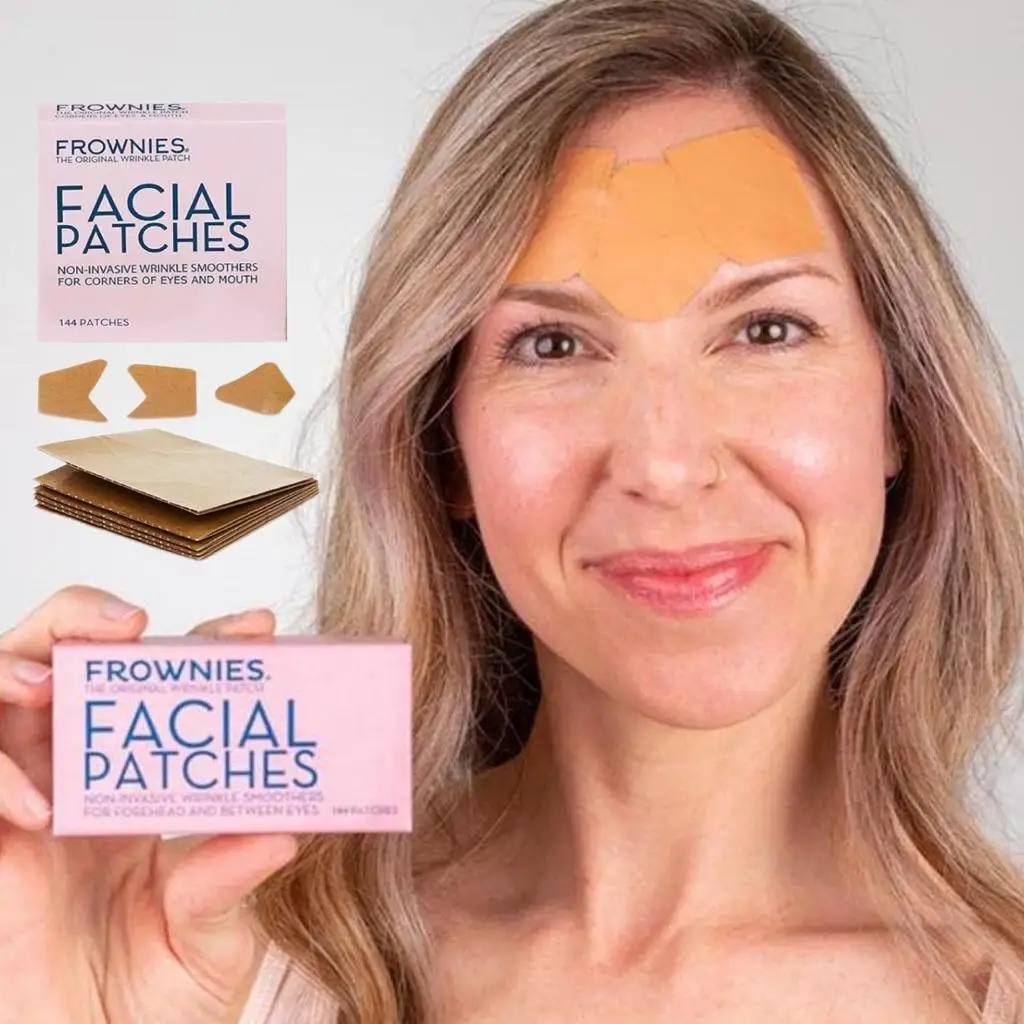 

144Patches Face Lift Tape Lifting Firming Face Sticker Anti-Wrinkle Lift Up Tape Frownies Facial Patches For Women Forehead