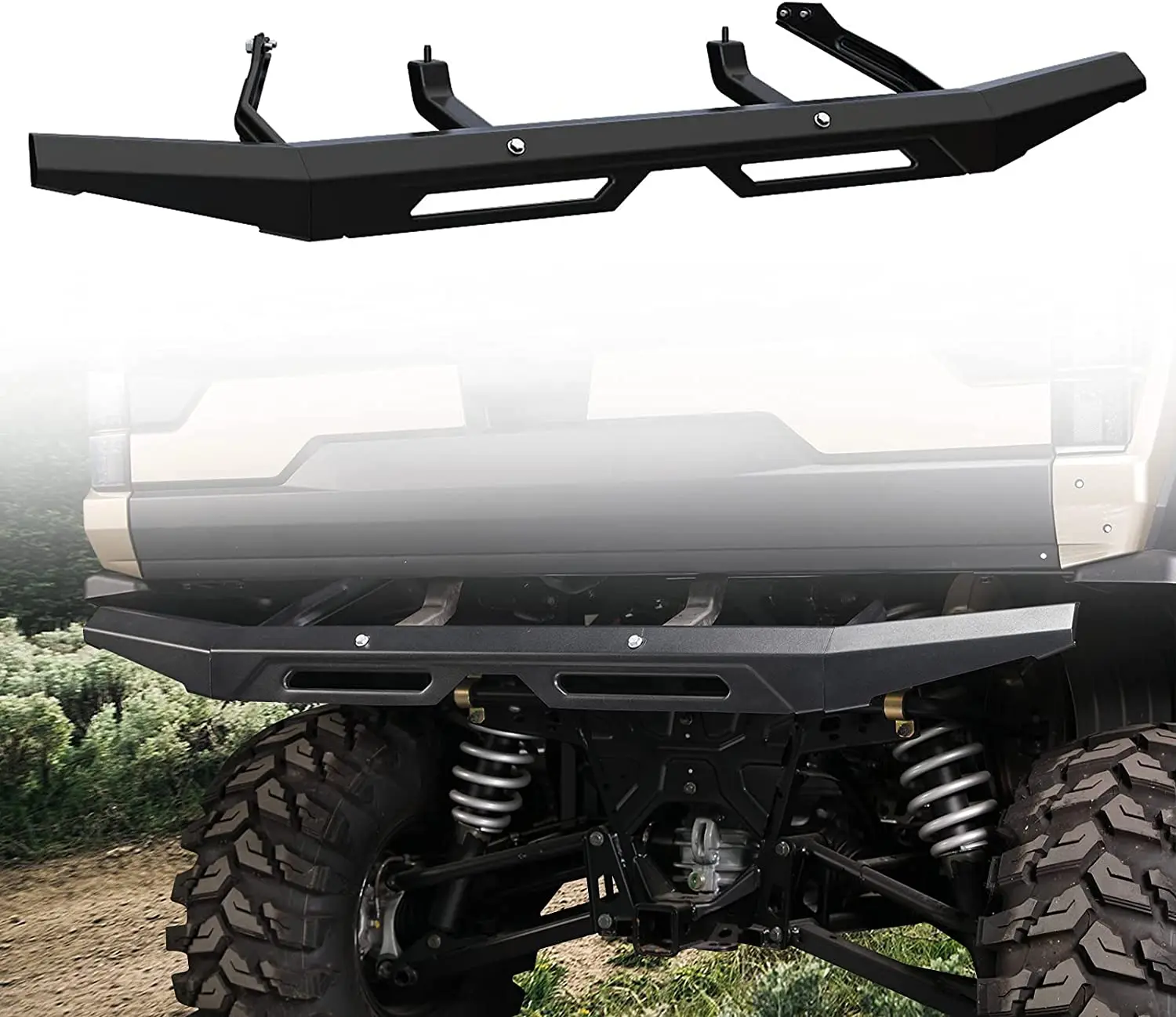 

Ranger Rear Bumper Guard,A & UTV PRO Rear Brushguard Compatible With 2018-2022 Polaris Ranger 1000 XP / Crew XP 1000
