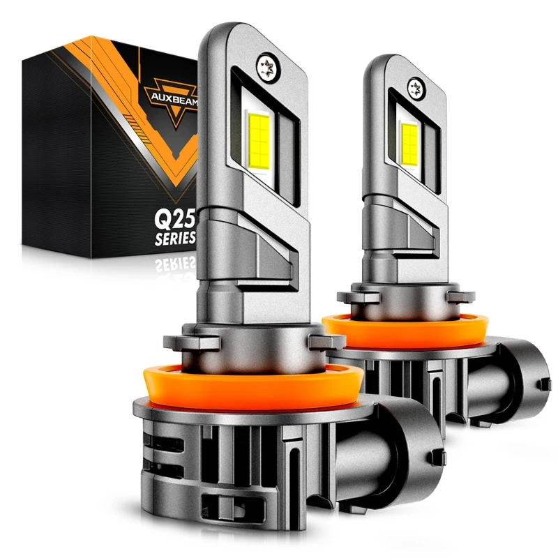 

Светодиодные лампы AUXBEAM, 70 Вт, 6500 лм, K, лампы для фар головного света, H11/H9/H8, холодная белая лампа, лампы серии Q25