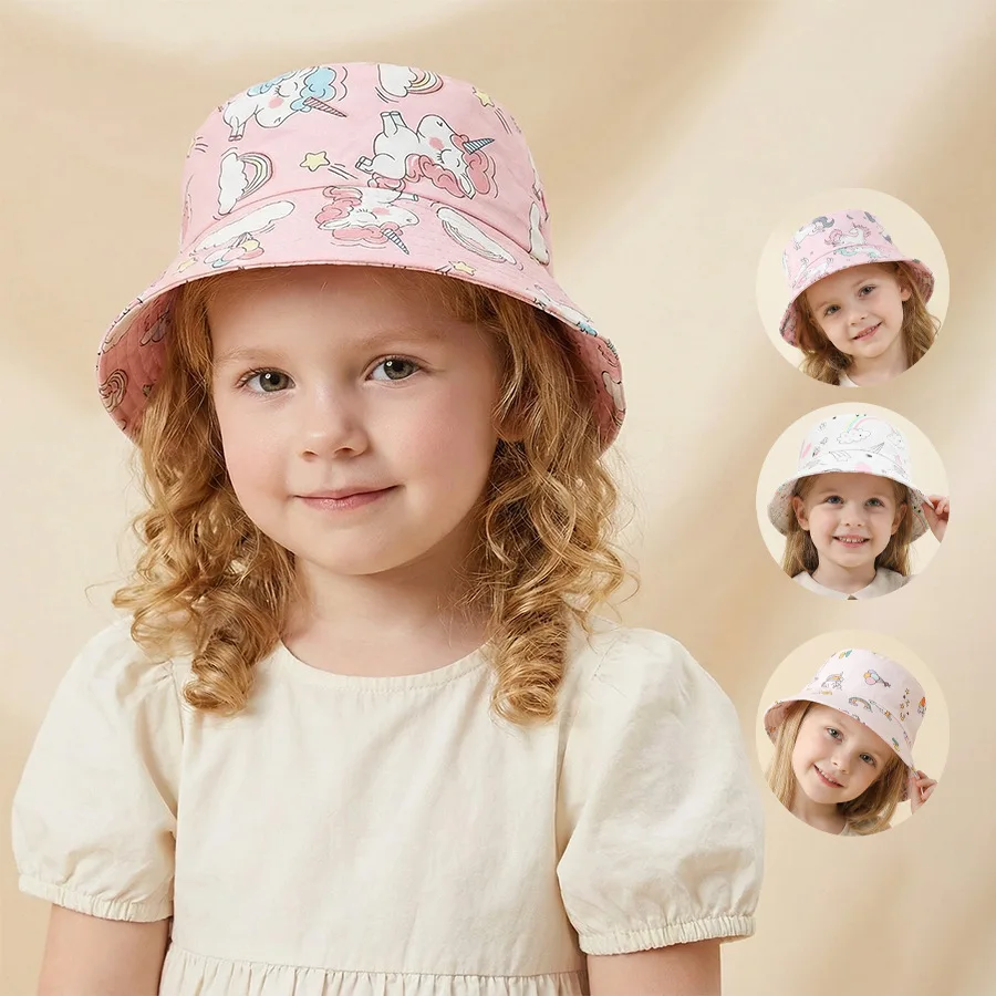 Baby Fisherman Hat - Cute Spring-Autumn Children's Cartoon Animal Sun Hat for Babies - Children's Sun Protection Hat