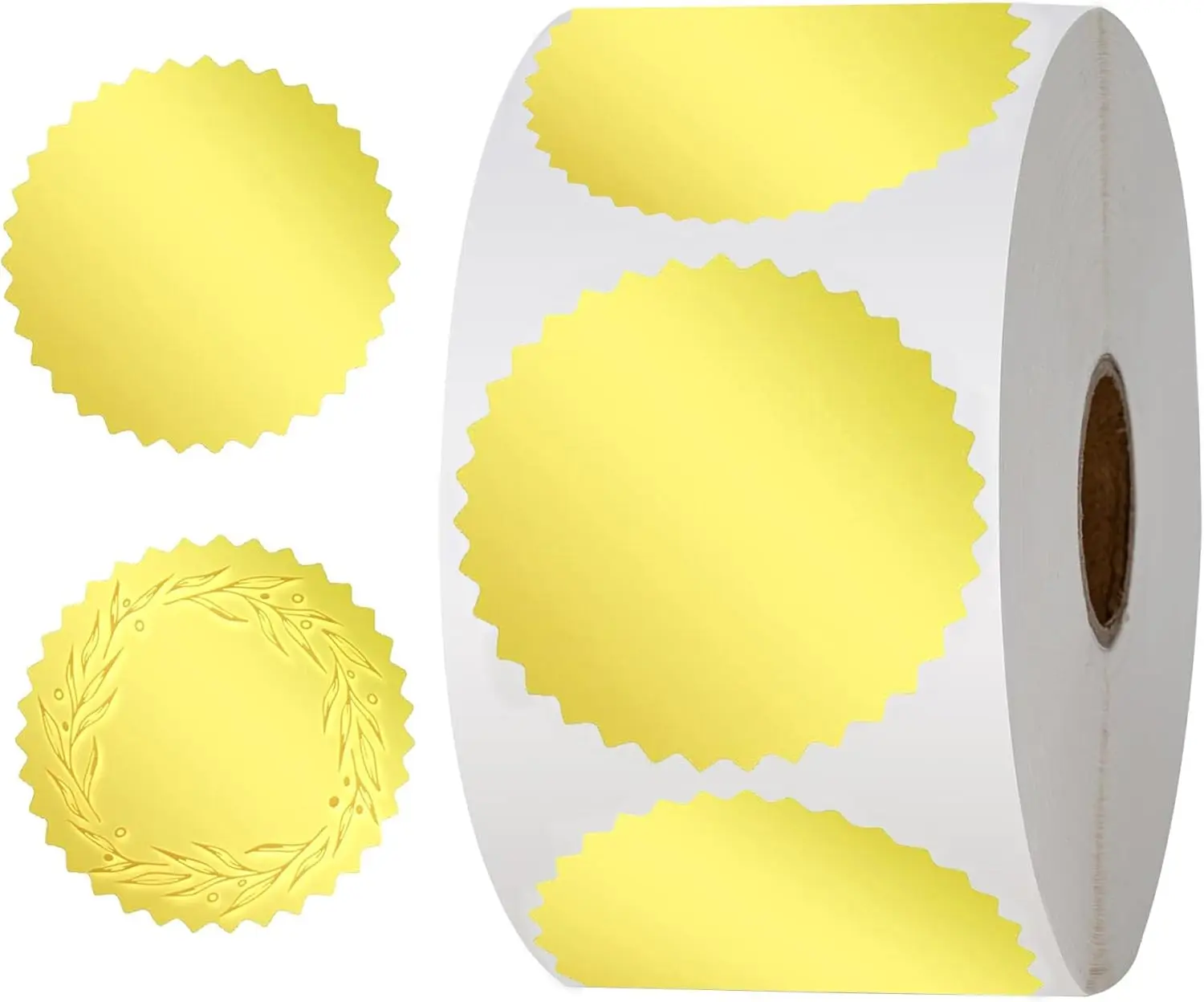 500 Pcs Gold Emboss…