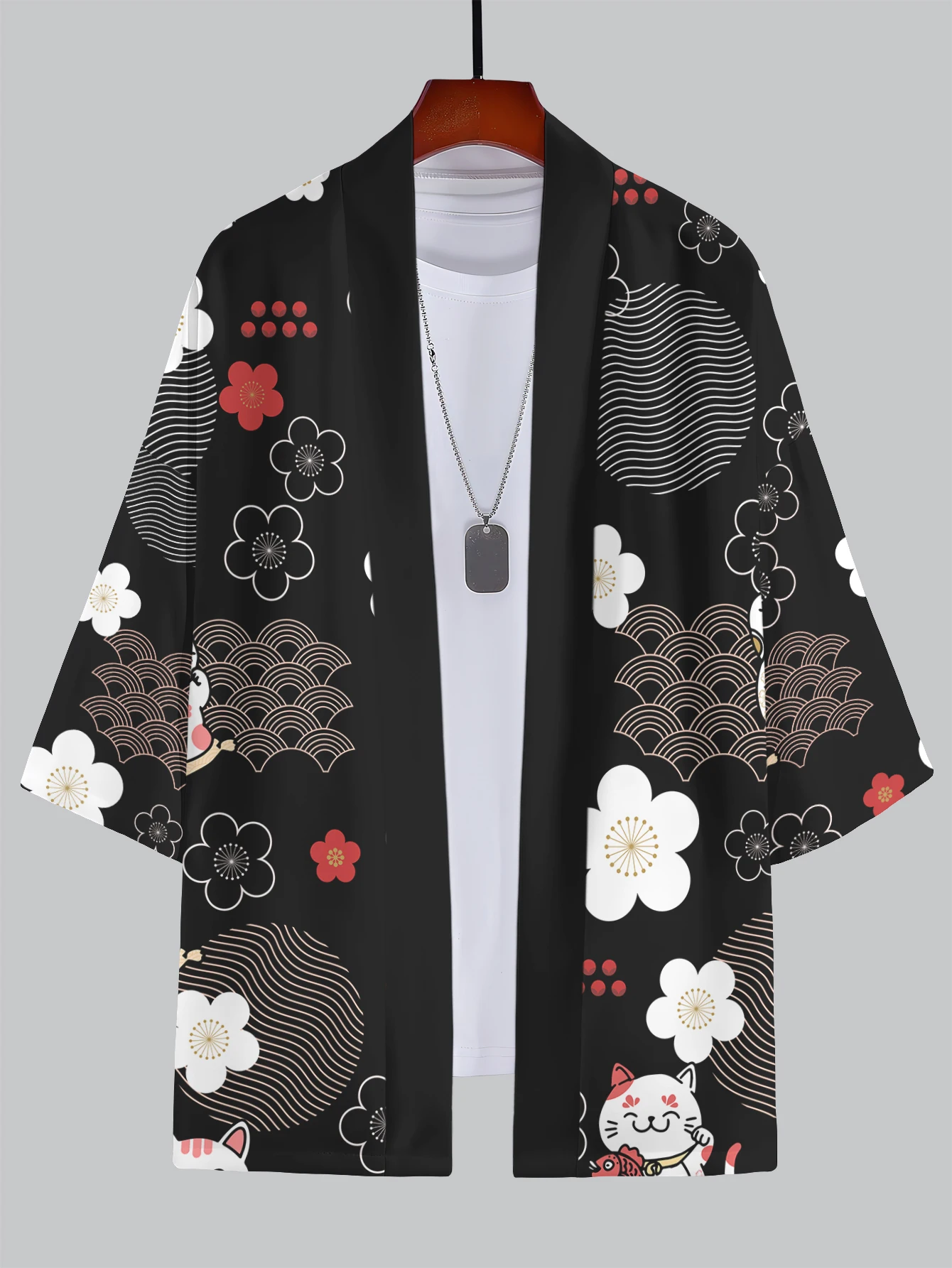 حزمة كيمونو ثلاثية الأبعاد صيفية جديدة للرجال لعام 2025 - أنماط كوي آند لاكي كات #2