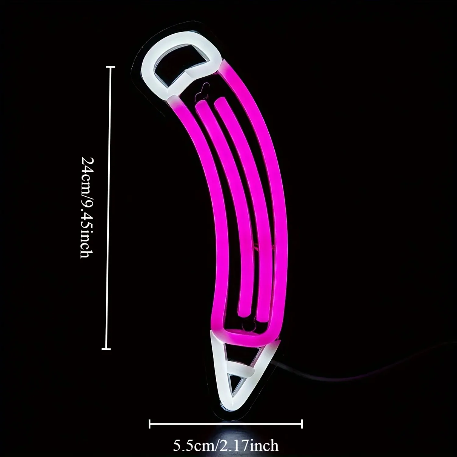 Pencil Shaped Neon Sign Novelty LED Neon Light for Bedroom Wall Decoration Holiday Party Wedding School Teachers Bookstore