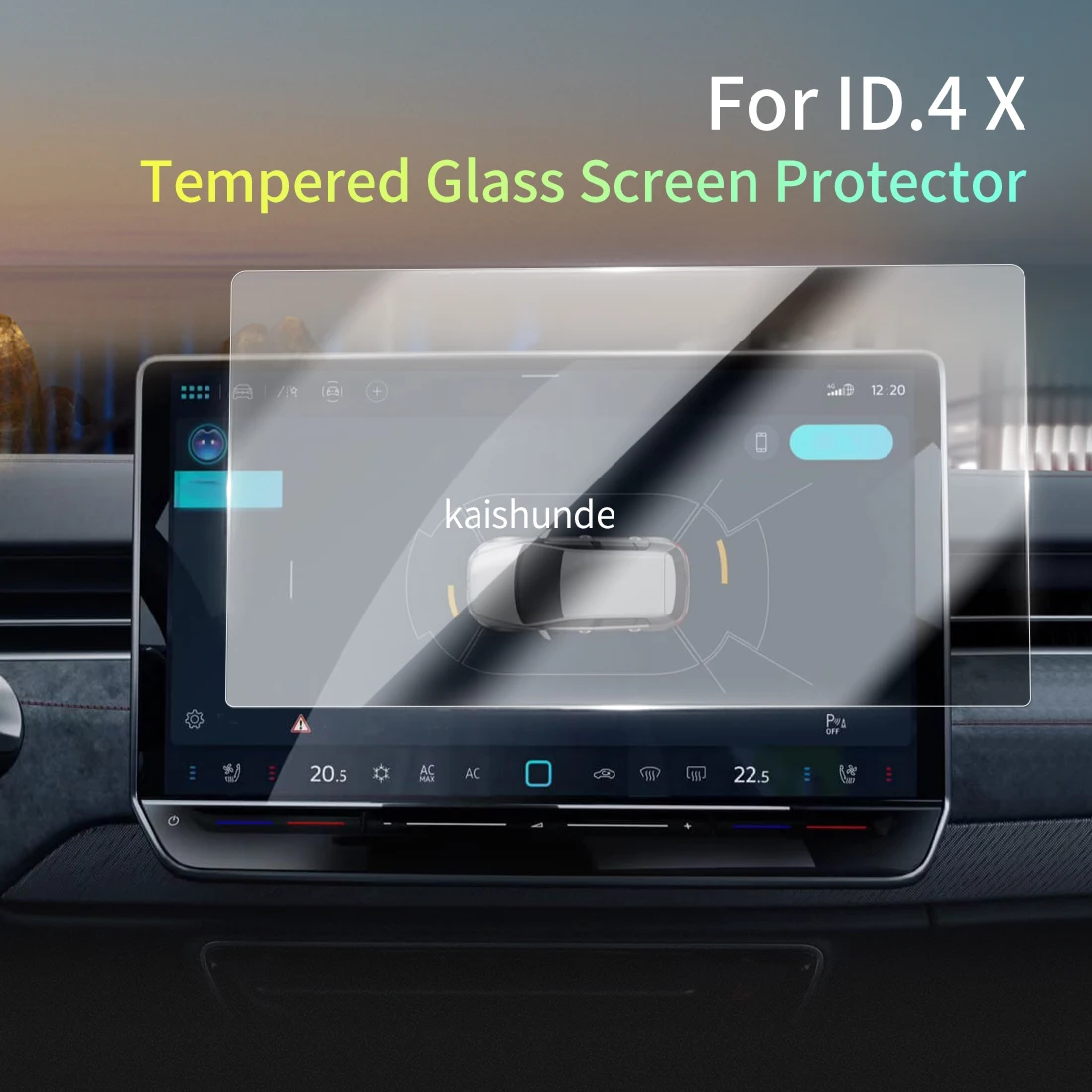 

Защитная пленка из закаленного стекла для дисплея навигации автомобиля VW ID.4X (26 шт.)