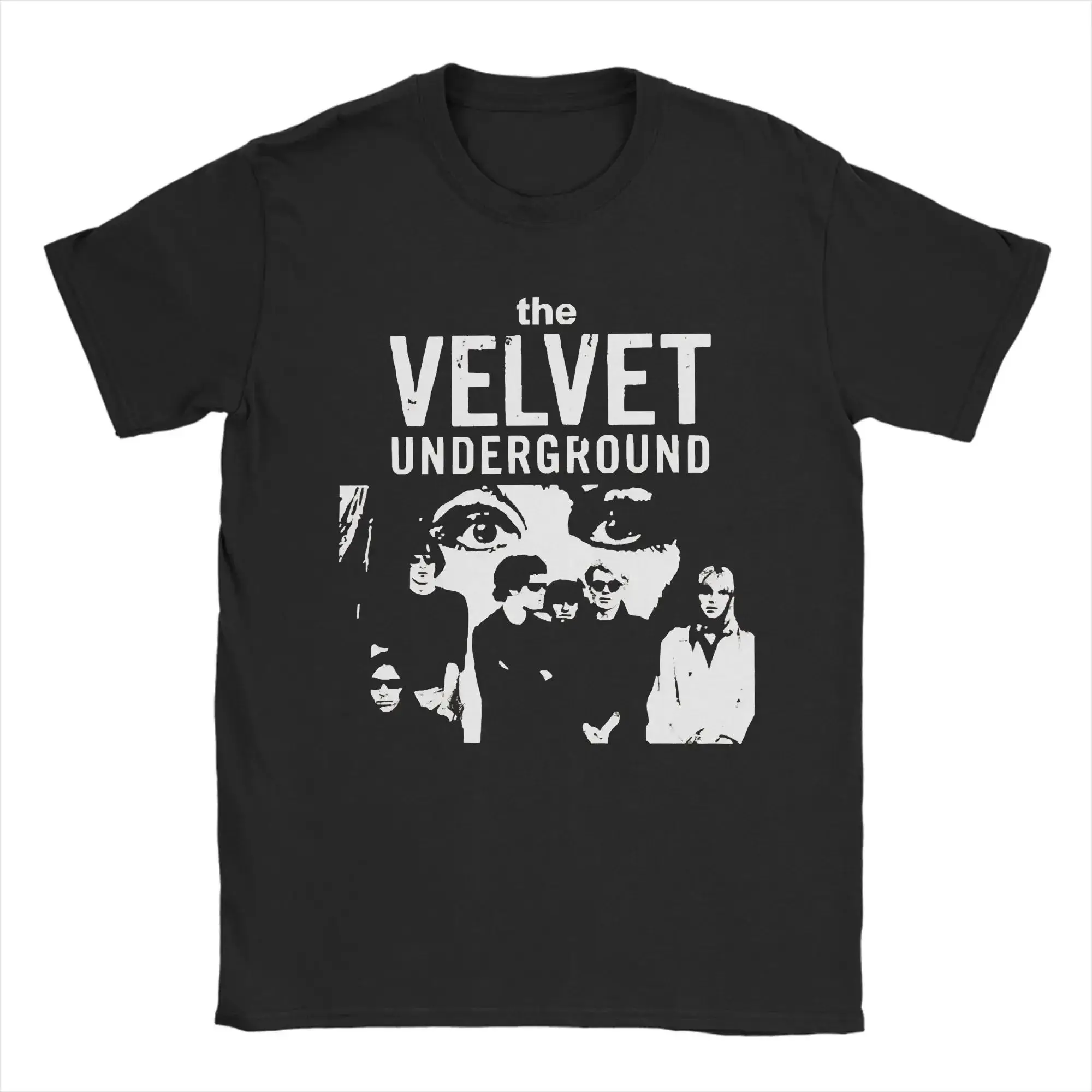 Hip-Hop-Mode Oversize Neues Print-T-Shirt Legende Rockband The Velvet Underground Poster-Print T-Shirt Punk Casual Streetwear – Detail 5