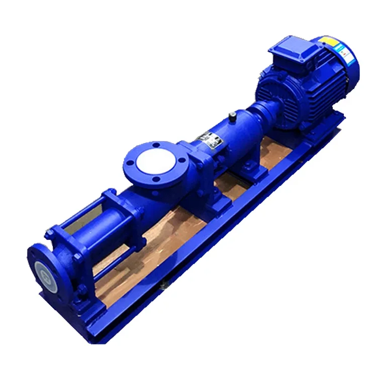 Electric Cast Iron G Type Single Screw Pump Sludge & Sewage Heavy Oil Pump for Pharmaceutical Industry Supported