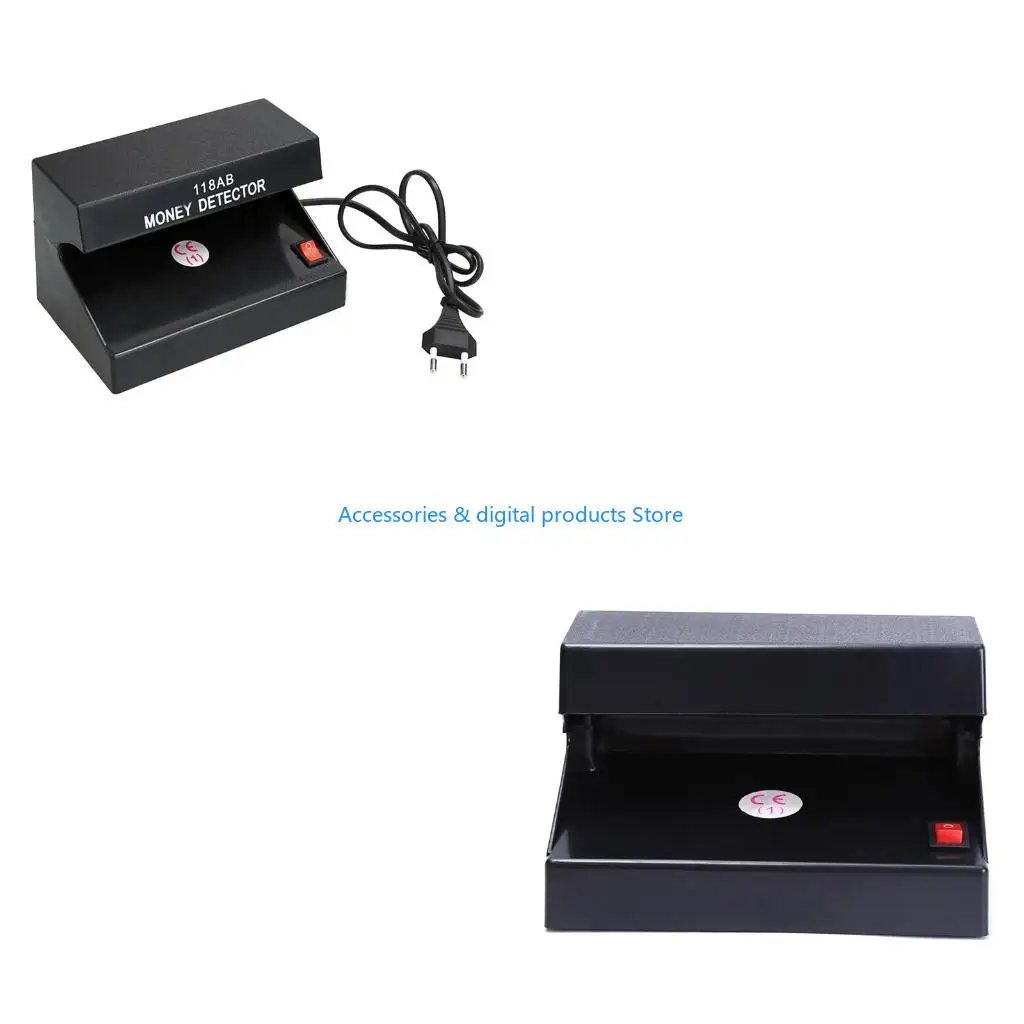 

77JD UV Counter feit Bill Detector for Bills Banknote Fake Note Money Checker UV 4W 220V