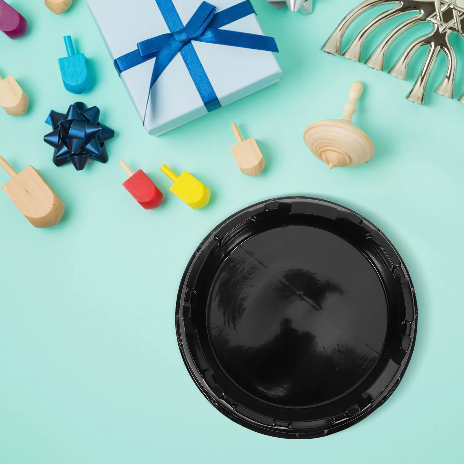 2Pcs Spinning Tops Base Outdoor Game Battle Dish Stable Lightweight Plastic Base Multiplayer Competitive Family Activity