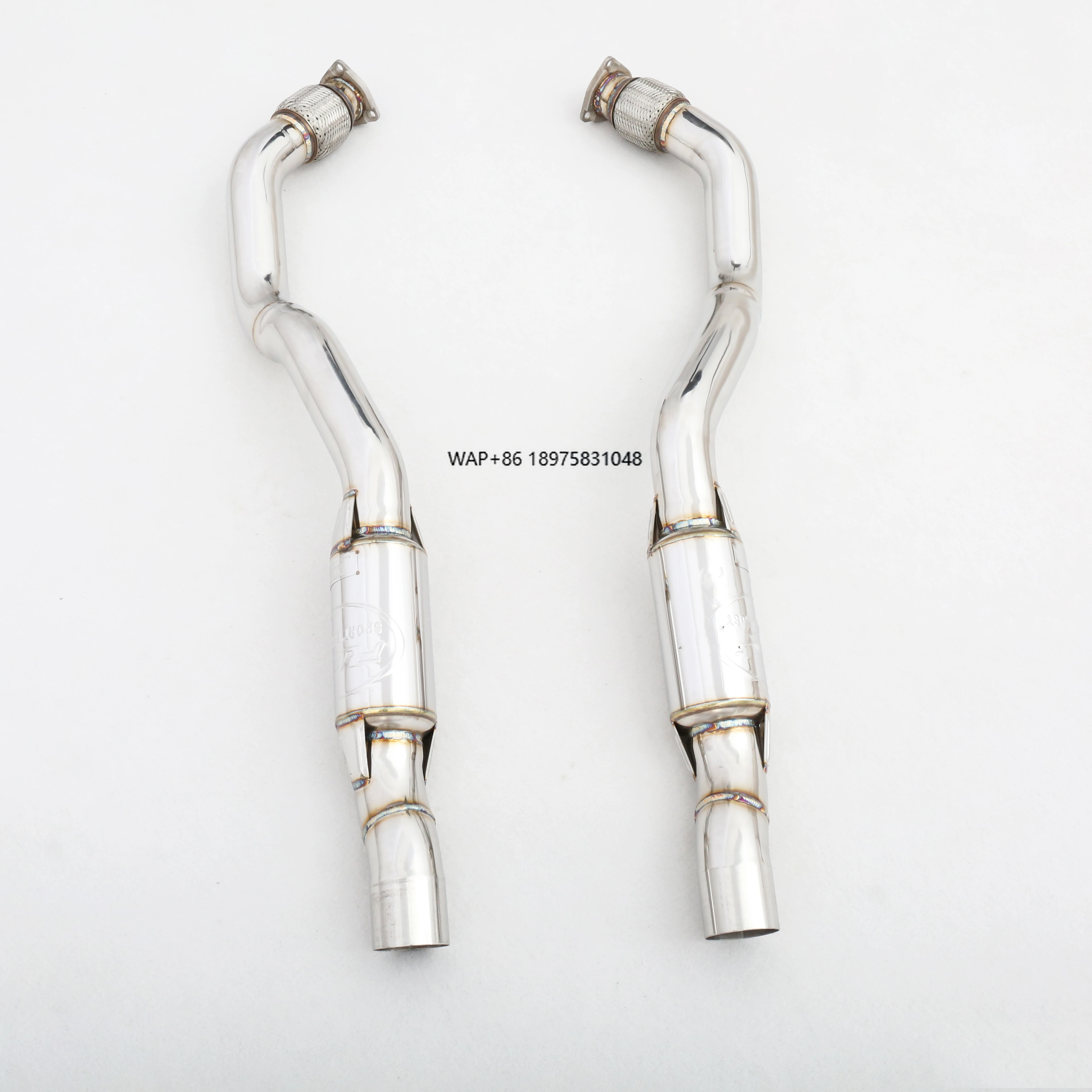 

High-Flow Race Downpipe for S7 C7 4.0T Stainless Steel Front Pipe Factory Product