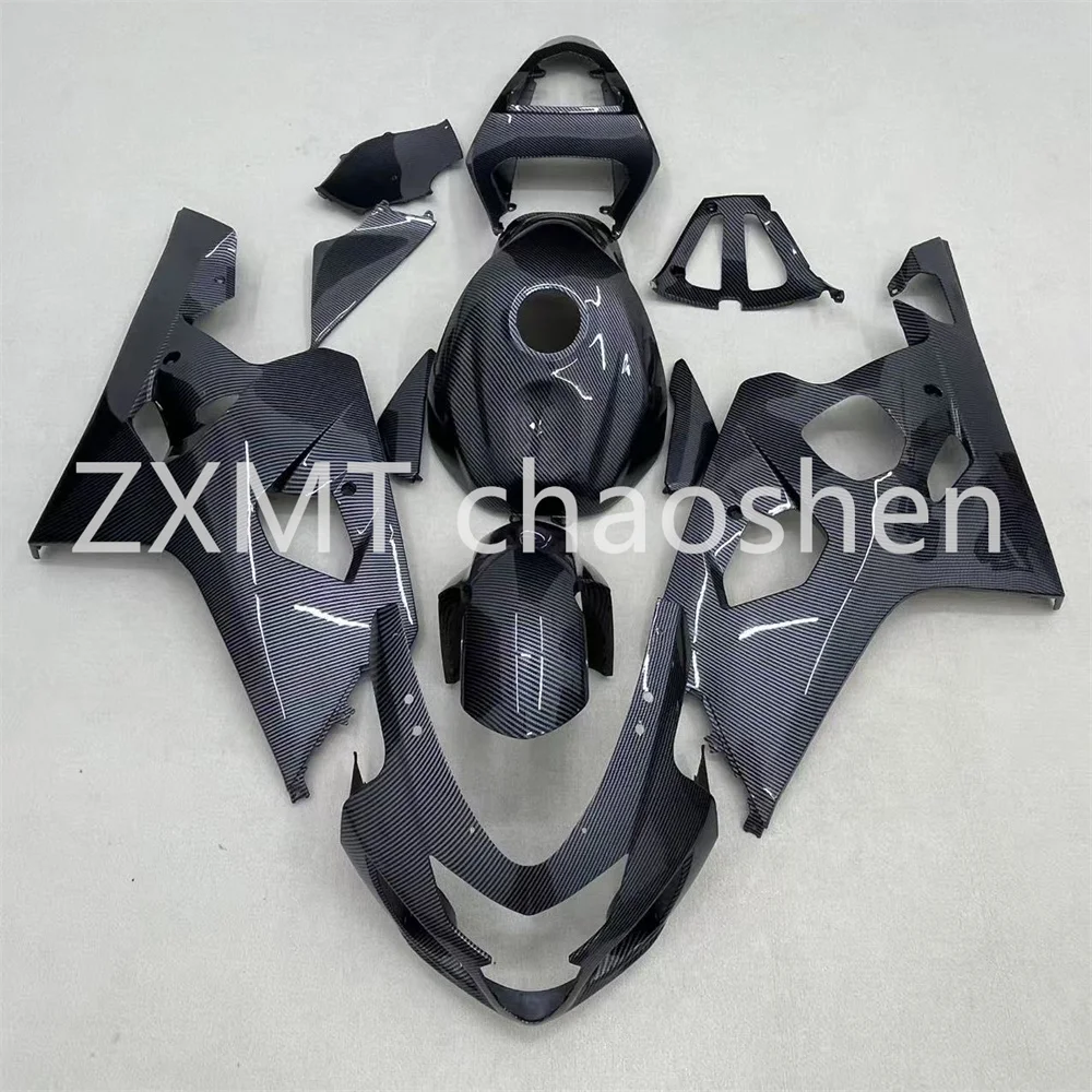 

The ABS motorcycle fairing is suitable for the full body shell of GSXR750 600 K4 with carbon fiber paint from 2004 to 2005