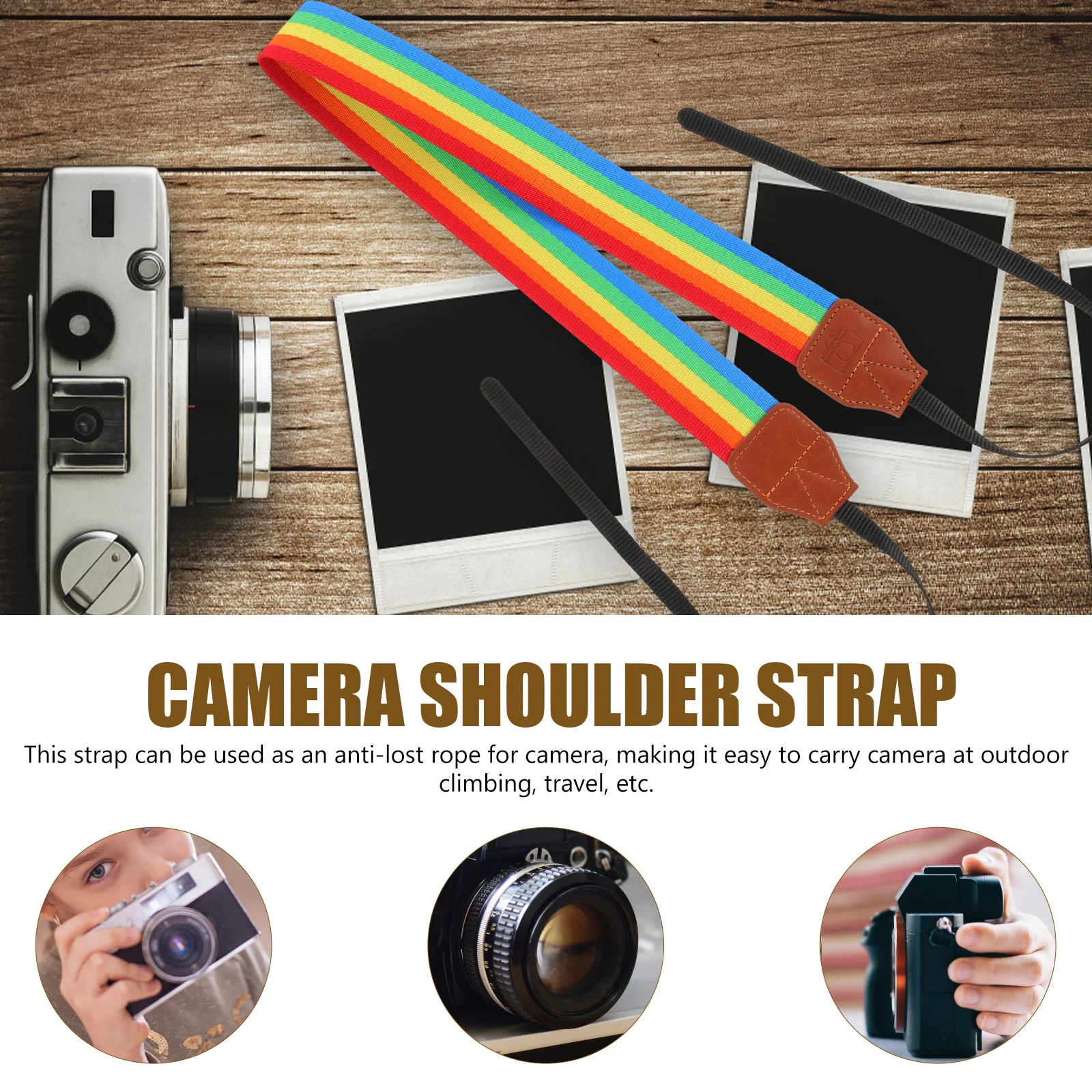 

Camera Shoulder Strap Embroidered Sports Braided Neck Straps for Women Outdoor photographers camera strap woven adjustable gifts