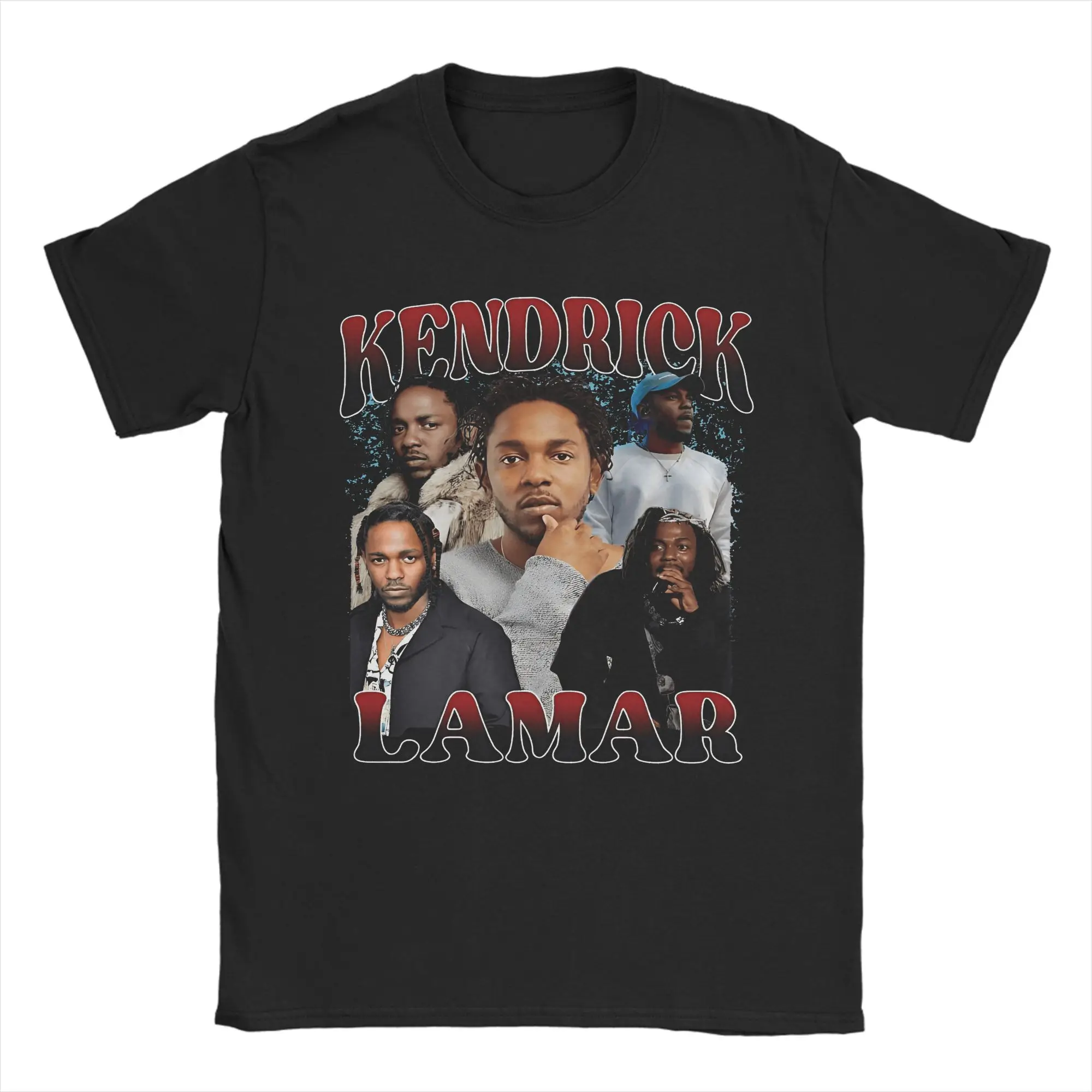 

Мужские футболки в стиле хип-хоп Singer Kendrick Lamar Awesome, футболки из 100% хлопка, футболка с короткими рукавами, топы с круглым вырезом, идея подарка
