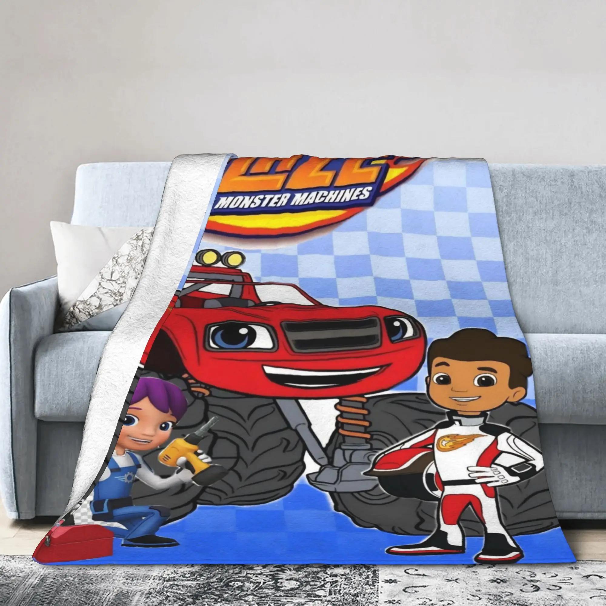 New Arrival Blaze and the Monster Machines Blanket Ultra-Soft Flannel  Relax Throw Blanket Machine Washable